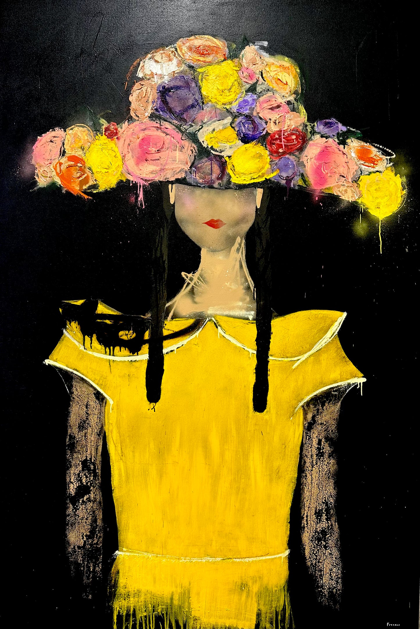 Lady in the Flower Hat