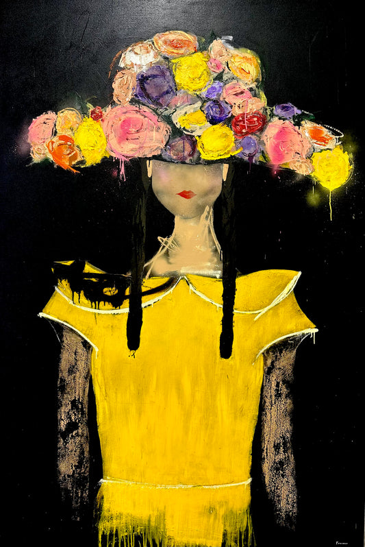 Lady in the Flower Hat